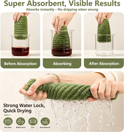WipeEase™ Tear-Off Microfiber Cleaning Cloths Roll