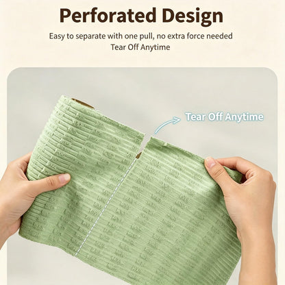 WipeEase™ Tear-Off Microfiber Cleaning Cloths Roll