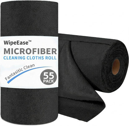 WipeEase™ Tear-Off Microfiber Cleaning Cloths Roll